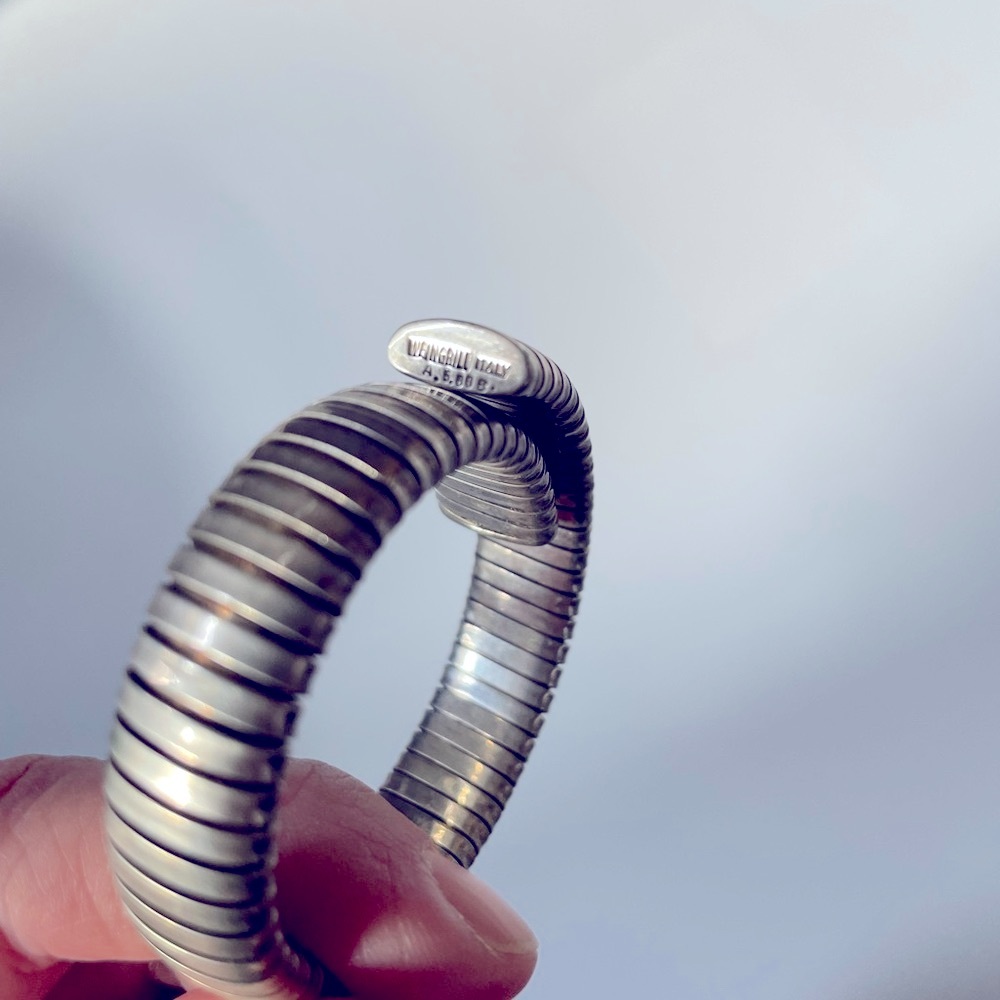 Weingrill Silver Tubogas Bracelet - Picture 8 of 9
